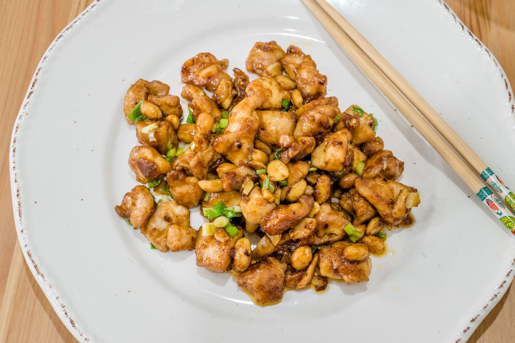 homemade kung pao chicken